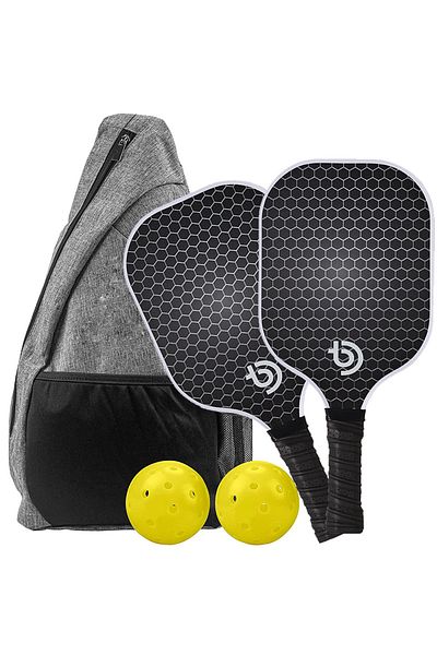 Choice C Pickleball Paddles Set-Graphite Carbon Fiber Usapa Approved Lightweight Racquets Set Indoor and O.