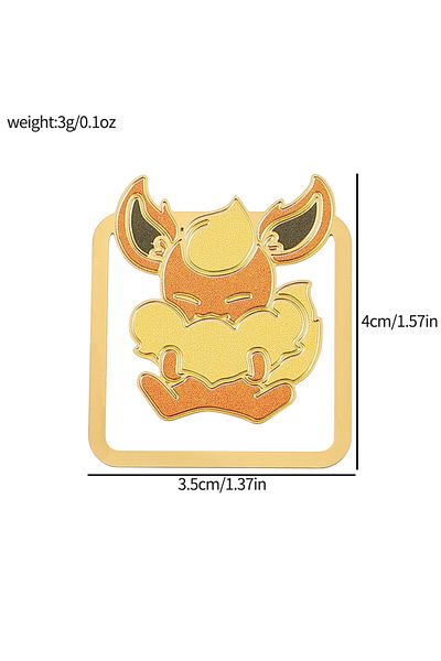 Miniso SQ0362 Pokemon Pikachu Series Metal Books Page Marks Women Men Kids Party Decor Favors Birthday Wedd