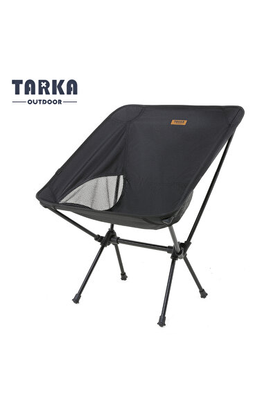 Choice مجموعة كراسي تخييم قابلة للطي من TARKA باللون الأسود - كرسي قابل للطي ...