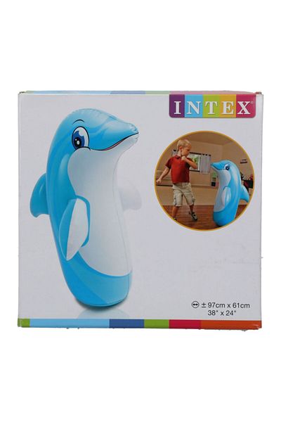 Intex Plastic Inflatable 3D Bop Bag Blow-Up Tiger Punching Bag Large