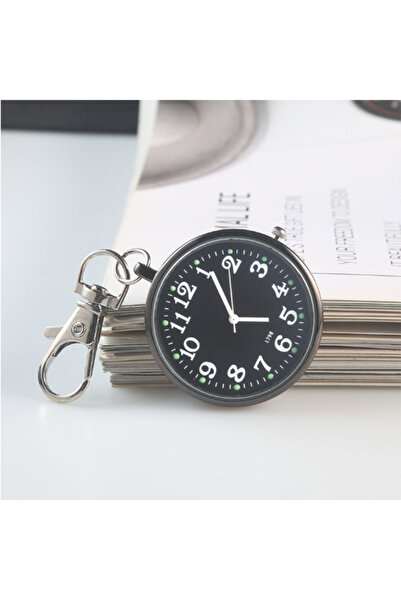 Choice ساعة يد جديدة سوداء اللون، سلسلة مفاتيح تحكم عن بعد وبطارية، مناسبة لل...