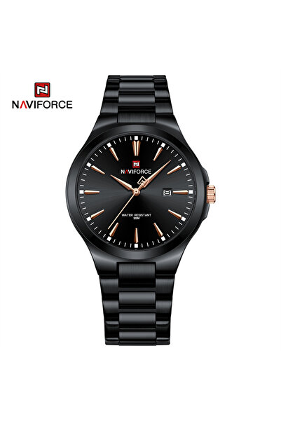 Naviforce ساعات رجالية أنيقة بتصميم أصلي من بي بي، مصنوعة من الفولاذ المقاوم ...