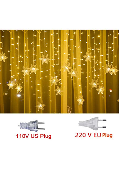 Choice قابس أمريكي 110 فولت أبيض دافئ 3.5 متر أضواء عيد الميلاد LED سلسلة أضو...