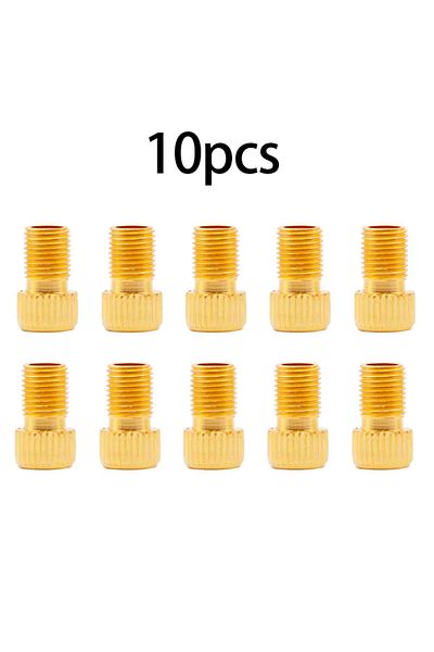 Choice STRAIGHTGRAIN-10PC 5PC F/V To A/V Valve Adapter Bike Value Converter Presta To Schrader Golden Bike