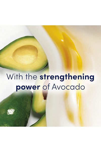 Dove Avocado Strength Shampoo with Nourishing Extracts, 400ml – For Stronger, Healthier Hair