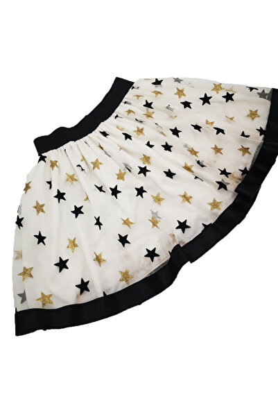 By Piera Elastic Waist Tulle Children's Skirt 0802