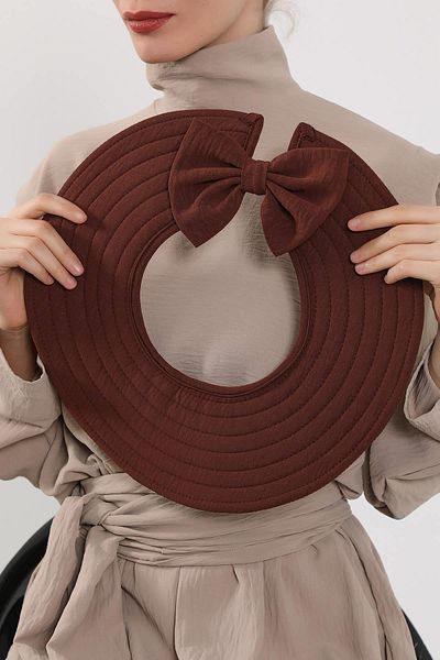 Aisha's Design Aerobin Practical Put-On-And-Off Bow Hat over Turban, Sp-4A, Sp-4A