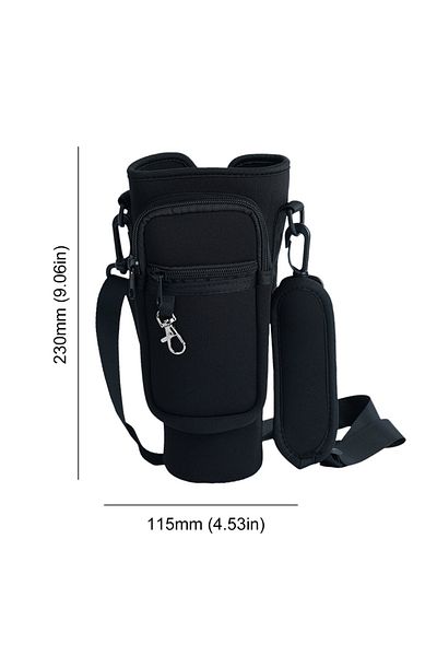 APWIKOGER Style G Portable Water Bottle Carrier Bag with Phone Pocket for Stanley 40oz Tumbler with Handle Neo