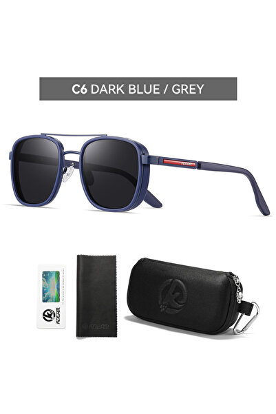 Choice C6 blue black KDEAM Shield Polarized Sunglasses Men High-Quality TR90 ...