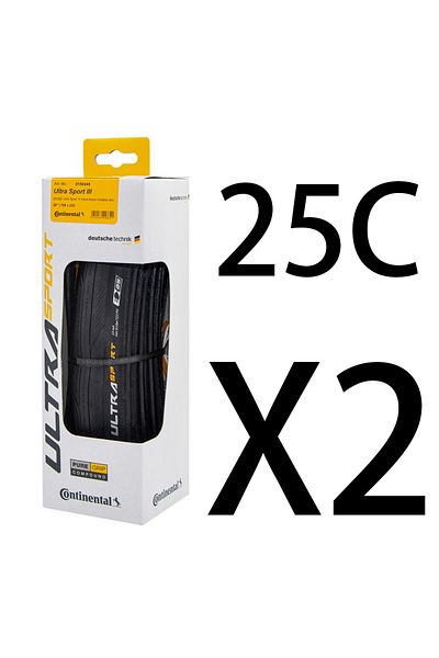 Choice USIII 700x25c 1 Pair Continental Ultra Sport III 700x23/25/28c Black Folding PureGrip 3 Road Bike Ti