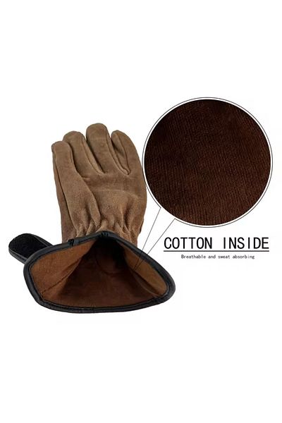 Choice L Double Layer Work Gloves for Men, Work Gloves Men Heavy Duty ,Firm Grip Work Gloves,Puncture Resis