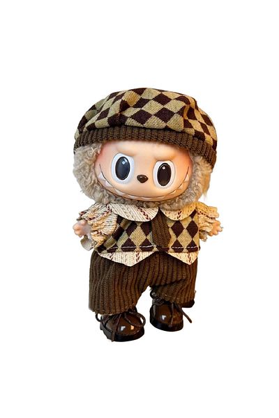 Choice G 1pcs For 17cm Labubus Mini Doll Clothes Outfit Hat Clothes Shoes Labubu Ii Doll Accessories Culti.