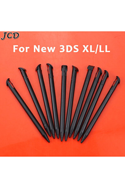 JCD قلم شاشة لمس بلاستيكي لجهاز 3DS XL الجديد من JCD، 10 قطع، قلم شاشة لمس معدني تلسكوبي لجهاز 2DS 3DS New 2DS