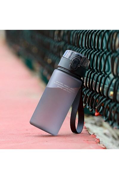 Choice Grey BPA Free Leak Proof Sports Water Bottle High Quality Tour Hiking Portable My Favorite Drink Bot
