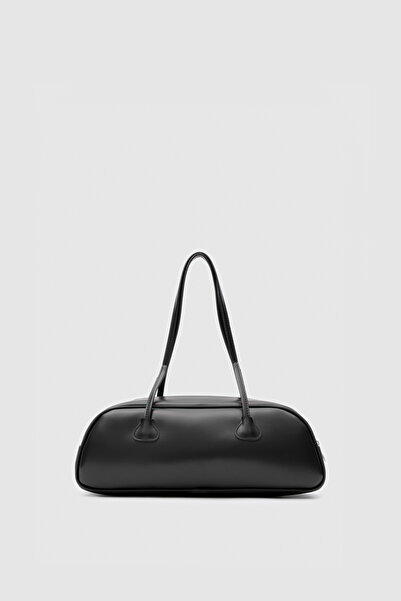 Wuclo Velmi Matte Look Hand, Arm and Shoulder Bag Black