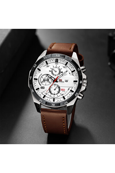 Choice 216PZ2 Top Men Watch Sports Style 46mm Large Leather Racing Style Casual Fashion Original Black Rose