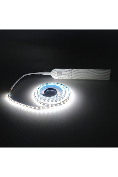 Choice 1M White 1M-5M LED Light Strip Motion Sensor LED Night Light Cabinet Lighting Battery Operated Tape