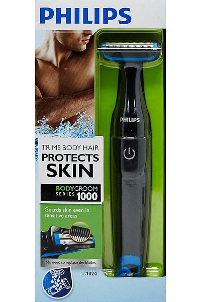 Philips Body Groomer – 32mm Cutter, Battery Powered