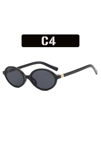 Choice C4 Oval Vintage Sunglasses NEW Women Luxury Brand Designer Small Oval Anti Blue Light Glasses Fashio