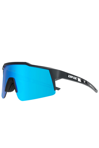 KAPVOE نظارات شمسية للدراجات الهوائية KE9023-01 بأربع عدسات، نظارات مستقطبة ل...