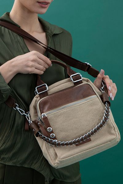Matthew Cox Canvas Women's Backpack and Shoulder Bag