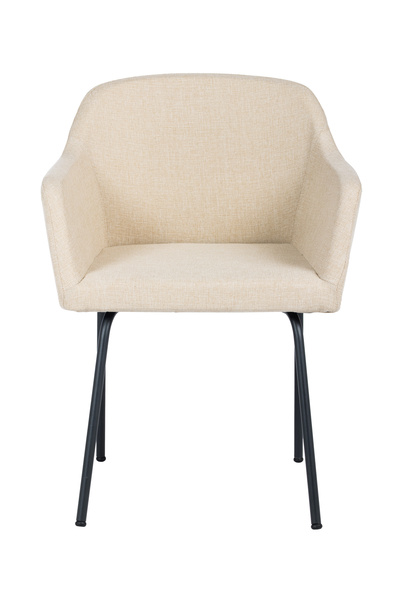 MARKAELZ TOLİNA TOPLANTI SANDALYESİ VE BEKLEME KOLTUĞU SİYAH AYAK ( KETEN KUMAŞ)