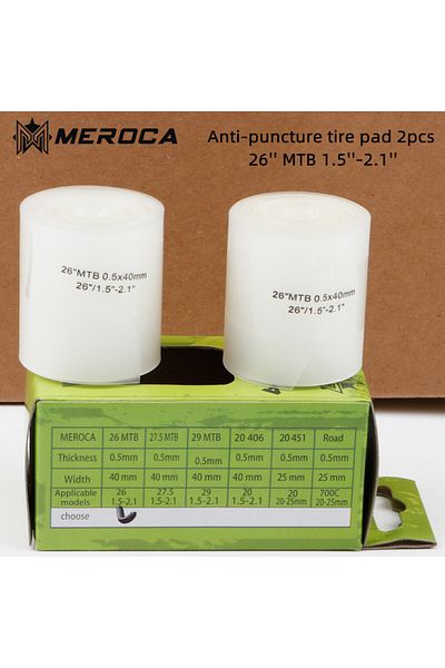 Choice 26 inches 2Pcs Bicycle Tire Liner Bike Puncture Proof Belt Protection Pad Cycling Anti-Puncture Tyre