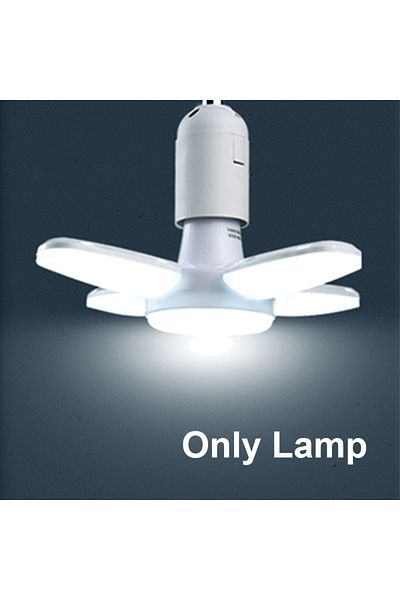 Choice AC 220V Foldable LED Bulb 28W Foldable LED Bulb E27 Fan Blade LED Lamp AC 220V 110V Bombilla Lampada