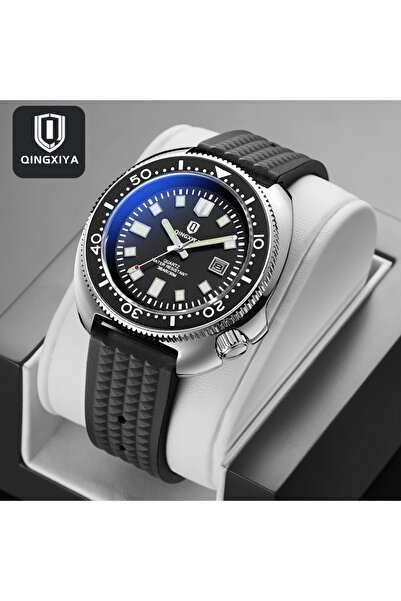 Choice رقم 6672S ساعة QINGXIYA سوداء جديدة للرجال من أفضل العلامات التجارية ا...