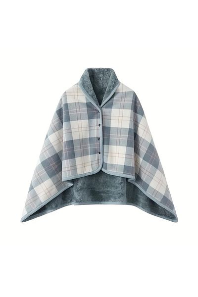 Choice Pink 1pc Wearable Blankets Shawl Blanket Flannel Lazy Casual Office Blanket