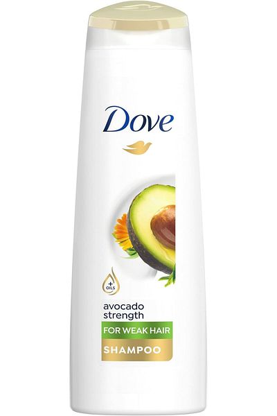Dove Avocado Strength Shampoo with Nourishing Extracts, 400ml – For Stronger, Healthier Hair