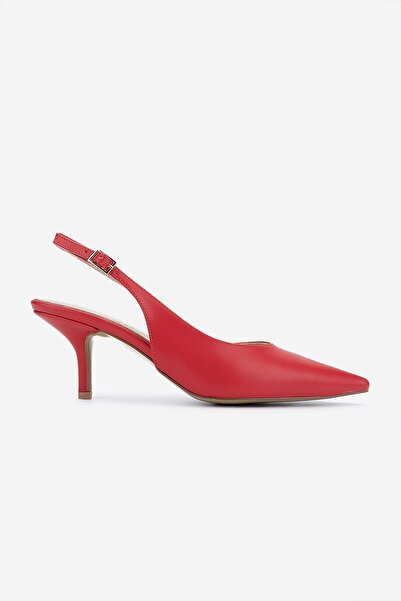 Valmenti Women's Vegan Red Heeled Shoes
