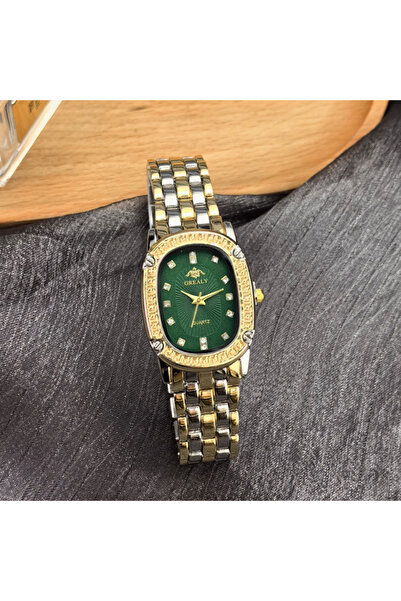 Choice ساعة يد نسائية مربعة برونزية أنيقة من ماركة ساعات كوارتز كلاسيكية فضية بسيطة للنساء