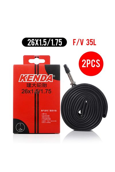 Kenda 26x1.5-1.75 FV 2PCS KENDA Bicycle Inner Tube MTB Bike Tires 26 27.5 29 Inches 1.5/1.75 1.9/2.125 2.3