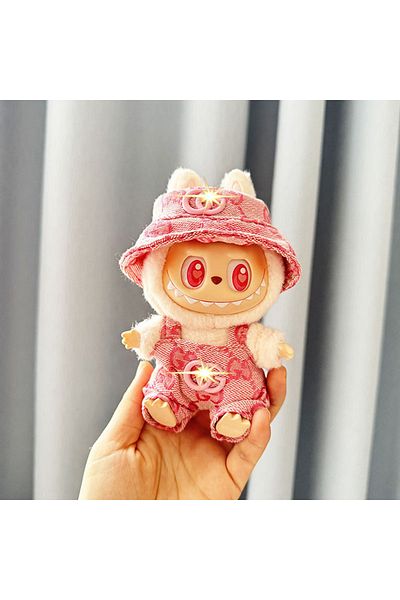 Miniso 2 [Baby clothes only] first- and second-generation labubu cloth vinyl blind box pendant baby clothe.