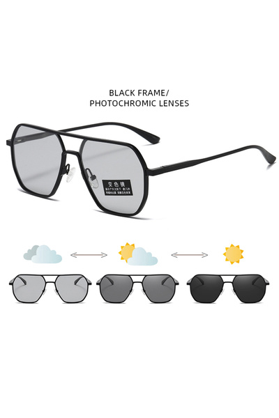 Choice نظارات شمسية فاخرة من المعدن باللون الأسود، للرجال والنساء، نظارات شمس...