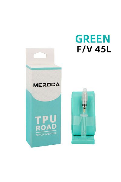 Choice Presta Valve 700c 23-35C Green FV 45L MEROCA Road Bike TPU Inner Tube 700x23-32C FV 45L/65L/80L Ultr