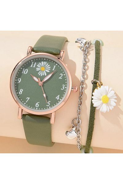 Choice XR4803-GN -- H155 New Watch for Women Dress Romantic Bracelet WristWatch Fashion Ladies Leather Quar