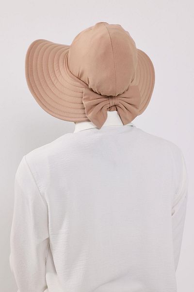 Aisha's Design Combed Cotton Practical Put-On-And-Off Bow Hat over Turban, Sp-4, Sp-4
