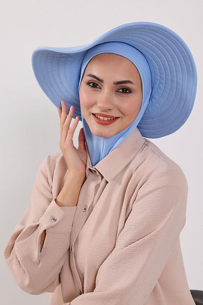Aisha's Design Combed Cotton Practical Put-On-And-Off Bow Hat over Turban, Sp-4, Sp-4