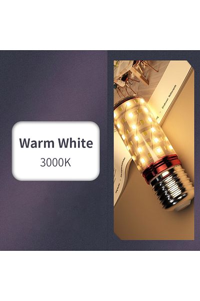 Choice E14 15W Warm White 4pcs LED Corn Bulb E27 E14 Light Bulb 220V 110V LED Lamp Chandelier Candle Light