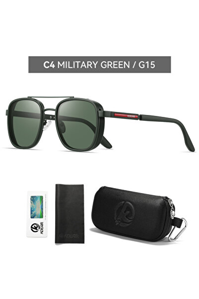 Choice C4 green KDEAM Shield Polarized Sunglasses Men High-Quality TR90 Sungl...