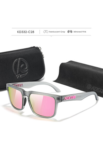 Choice C28 mirrored pink KDEAM Phothromic And Polarized Sunglasses Men Catego...