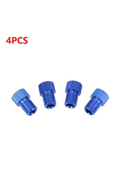 Choice 4PCS Blue 4/5/10/20pcs Presta To Schrader Adaptors Aluminum Alloy Tire Valve Connectors Copper Bike