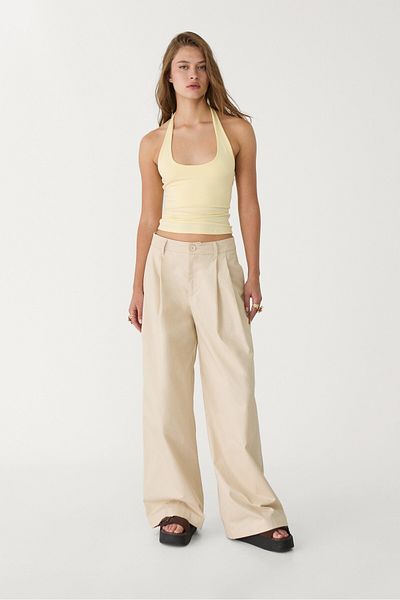 Stradivarius Racer-neck top