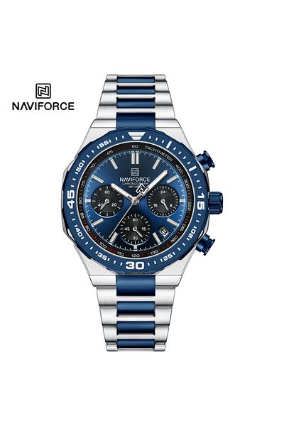 Naviforce SBES NAVIFORCE Fashion Watch For Men High Quality Luxury Stainless Steel Waterproof Classic Quartz W