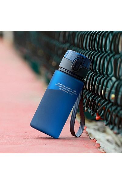 Choice Blue BPA Free Leak Proof Sports Water Bottle High Quality Tour Hiking Portable My Favorite Drink Bot