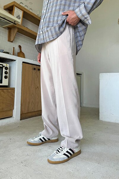 Flaw Wear Krem Ekstra Rahat Baggy Pantolon