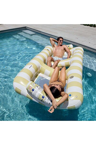 SunnyLife - Casa Sand Stripe Ikili Deniz Ve Havuz Yatağı