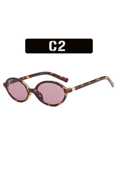 Choice C2 Oval Vintage Sunglasses NEW Women Luxury Brand Designer Small Oval Anti Blue Light Glasses Fashio
